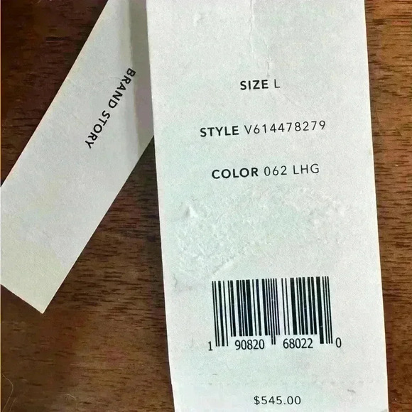 Vince Notch Collar Wool Blend Sweater Jacket Light Gray Size Large New With Tags - Picture 14 of 15